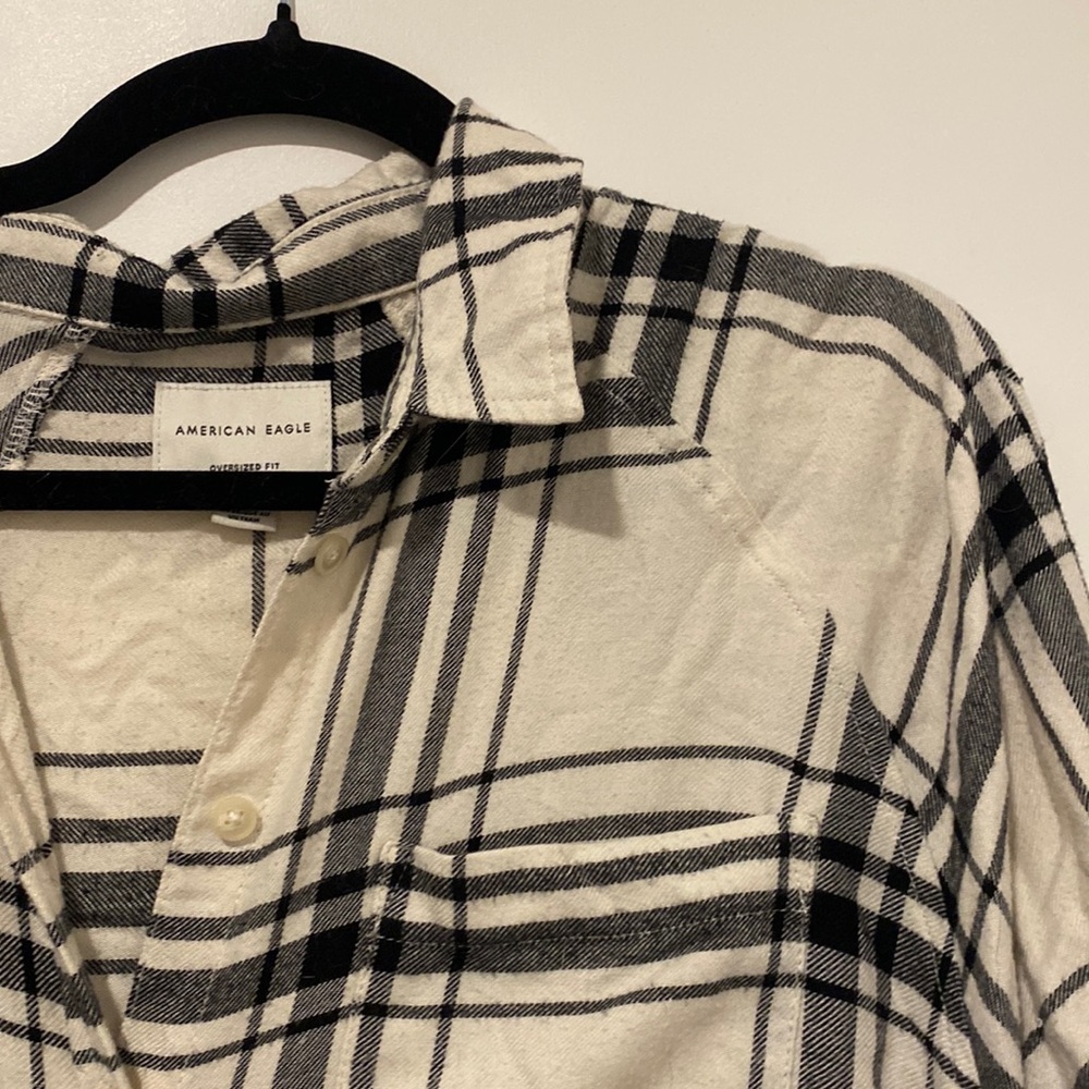 american eagle oversized flannel!!